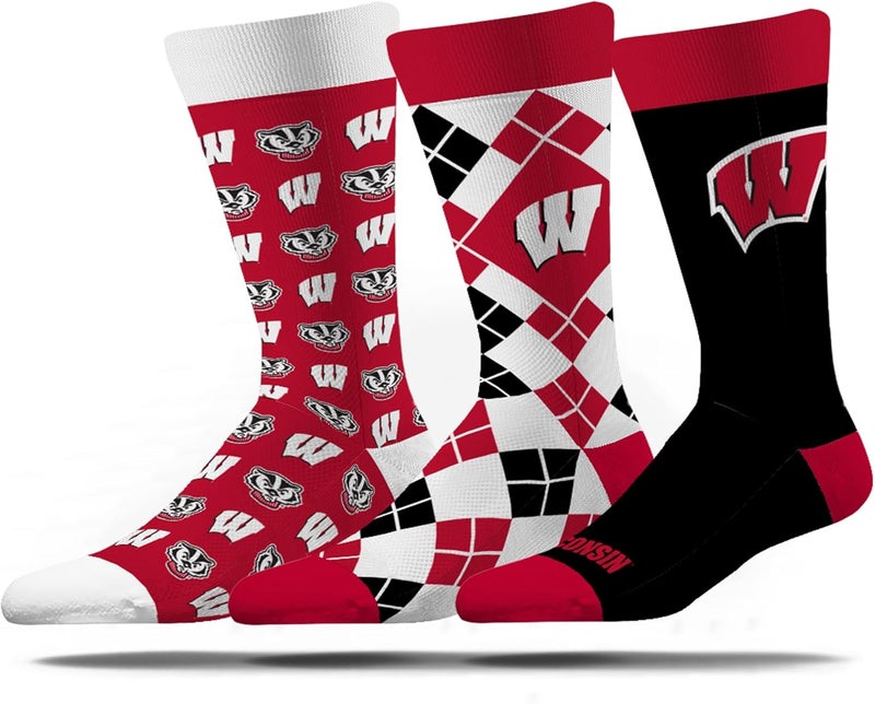 Strideline Store Mens NCAA Dress Socks- The Executive 3 Pack-One Size Fits Most - Image 1